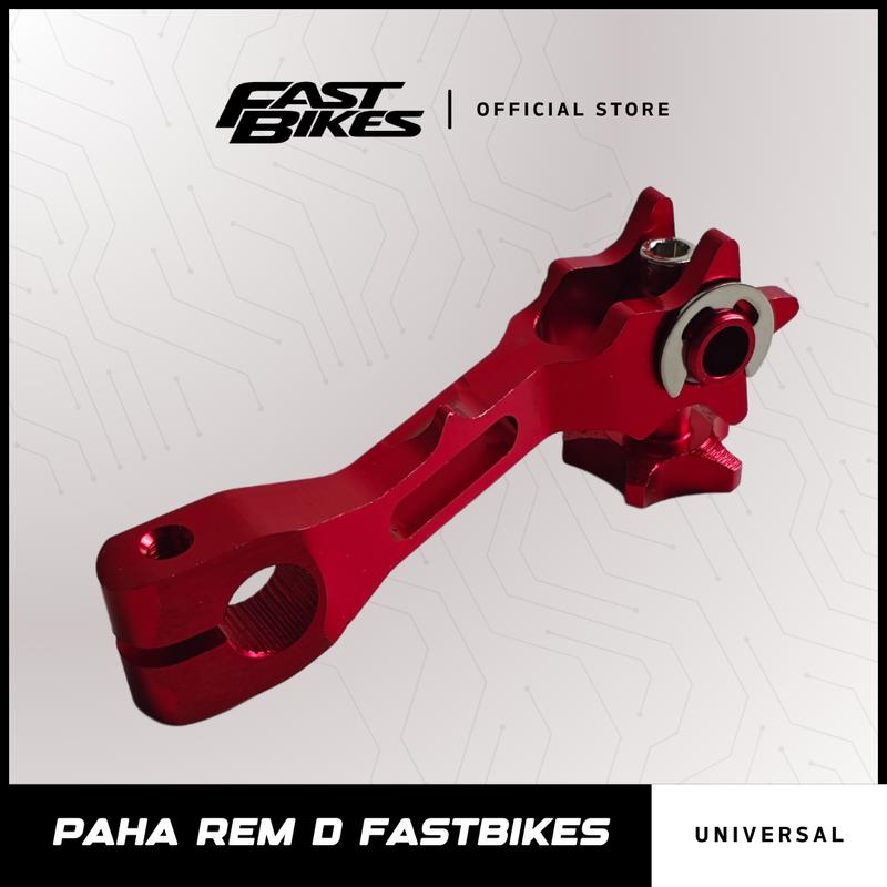 FASTBIKES - Paha Rem Panah Model D Full CNC Beat Rem Belakang Matic Bebek Outdoor 5