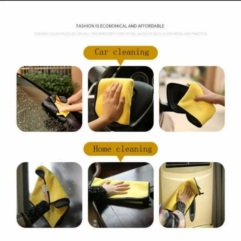 [Gaode] Lap Kain microfiber multifungsi cocok untuk mobil motor kaca serbaguna mudah serap air 30x30CM Aksesoris Car Kendaraan Cleaning 5