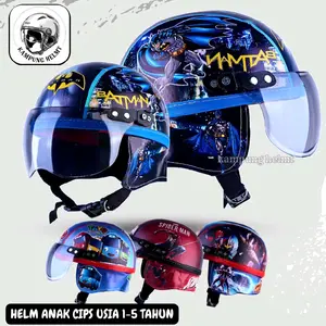 HELM ANAK CHIPS MOTIF USIA 1-5 TAHUN Keamanan dan Kenyamanan Helm Anak Motif CHIPS Cocok untuk Usia 1-5 Tahun Helm Lucu dan Keren Helmet Motorcycle