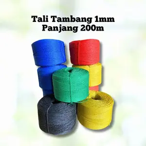 Tambang 1mm Panjang 200m/Tambang PE rope kecil/Tali tambang 1 mili untuk layangan