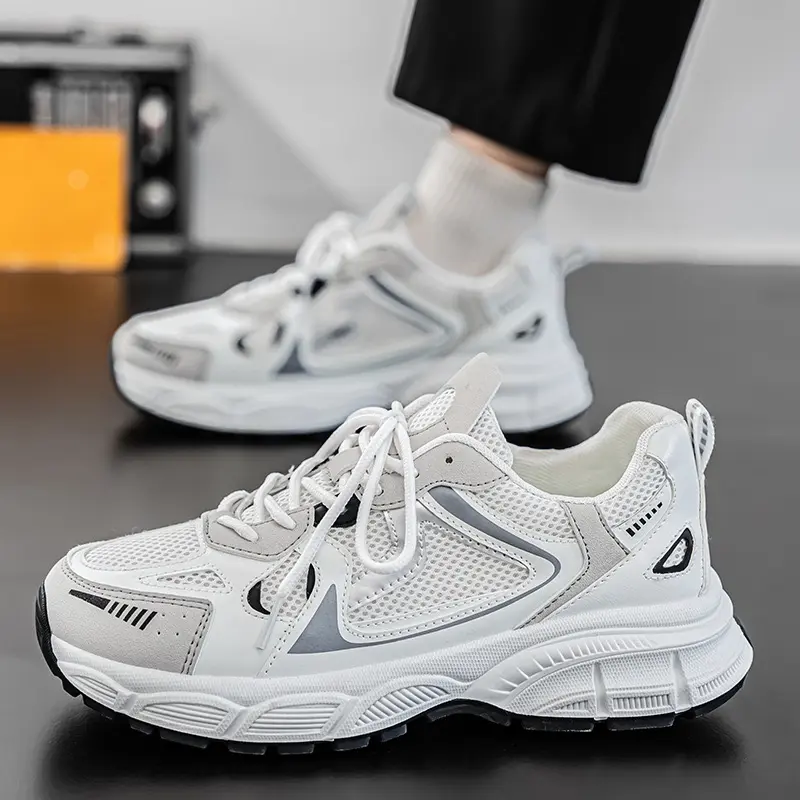 FED Sepatu Running Nakahara White Putih Kasual Pria Wanita Cowok Shoes Sneakers Terbaru Kekinian Casual 1