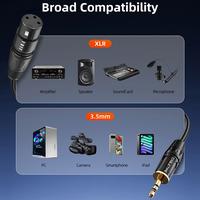 Gambar CABLETIME Kabel Audio Jack Aux 3.5mm Male to XLR Female - 1 M  dari Inprotek Kota Administrasi Jakarta Barat 4 Tokopedia