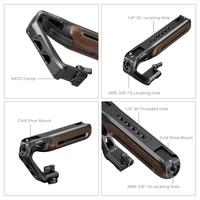 Gambar SmallRig Wooden Top Handle with NATO Clamp 5251 dari Smallrig Indonesia Kota Administrasi Jakarta Pusat 4 Tokopedia
