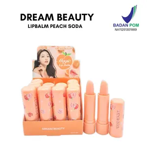[1PCS/3PCS] BPOM DREAM BEAUTY LIPBALM PEACH SODA MAGIC LIPBALM