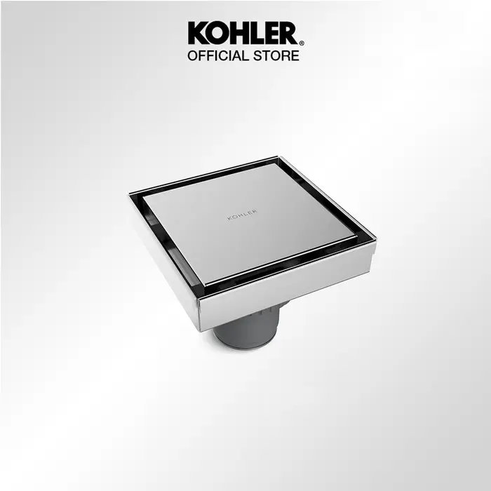 KOHLER Saringan Kamar Mandi Hidden / Floor Drain Polished Chrome K-R75422T-CP