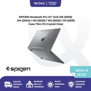 SPIGEN Case Macbook Pro 14” M5 Pro M4 Pro M3 Pro M2 Pro M1 Pro 2025/2024/2023/2022 Spigen Thin Fit Slim Crystal Clear Hard Cover