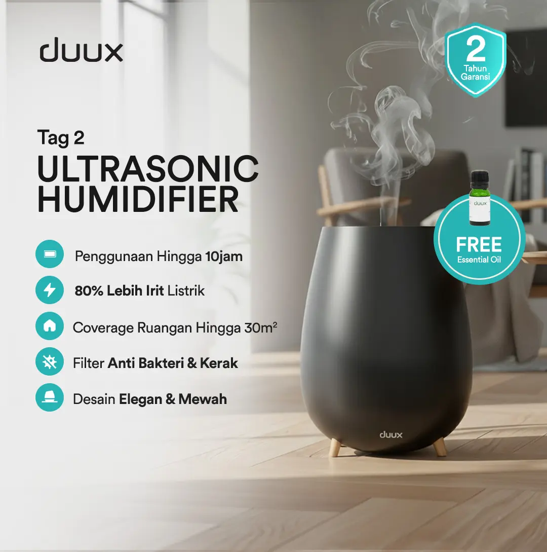 Duux Tag 2 Ultrasonic Humidifier with Water Filter