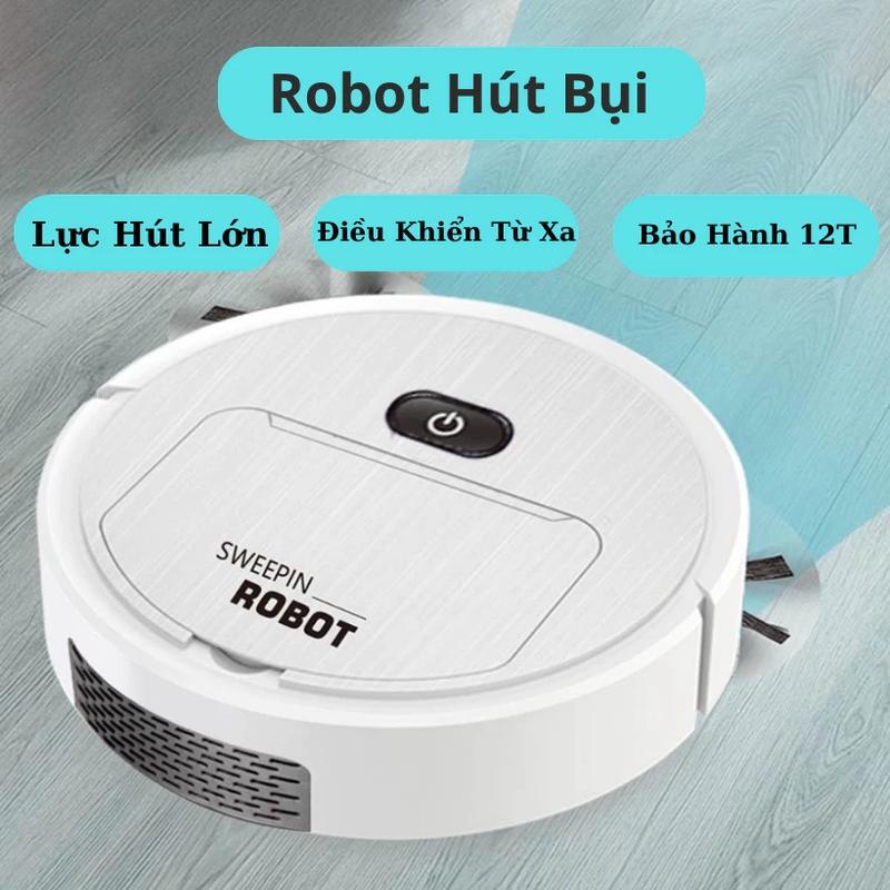 Robot Hút Bụi Lau Nhà 3in1 Cao Cấp , Máy Hút Bụi Thông Minh