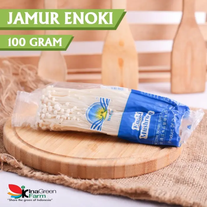 Jamur Enoki 100 Gram Bandung