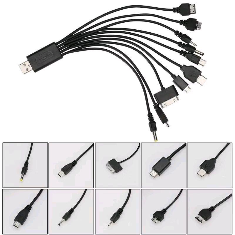 Cable Multi File 10 iN 1 MULTI USB CABLE MULTIPLE CHARGING CABLE.MULTI USB CABLE ...