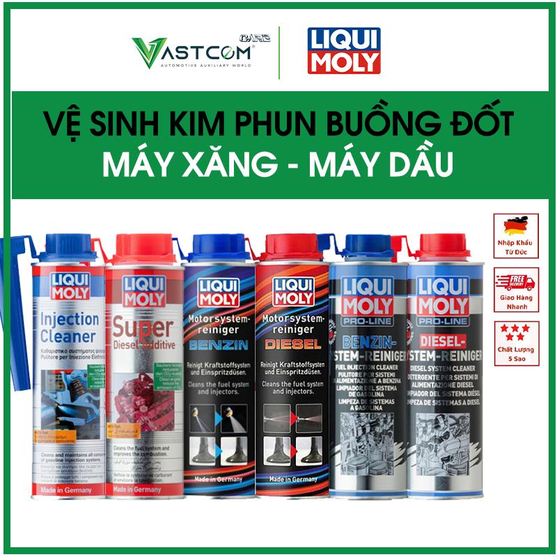 Vệ sinh kim phun buồng đốt ô tô xe máy Phụ Gia Xăng Dầu - Liqui Moly 1803 - 1806 -5153 - 5156 - 21491 - 21492