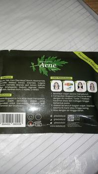 Product Review of Le d'olla Serum Masker Muka Mugwort & Cica (Acne) Le Dolla Masker Muka Serum Salmon DNA (Glowing) Le De olla Masker Muka Serum Sea Buckthorn (Brightening) from s**️ 3