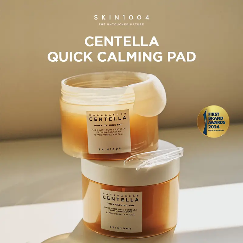 SKIN1004 Madagascar Centella Quick Calming Pad 130ml Perawatan Wajah Kering Menenangkan Centella Kemerahan 1