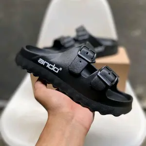 Sandal selop Ando double strap sendal fashion Pria wanita Ando terbaru ringan nyaman trendi anti slip