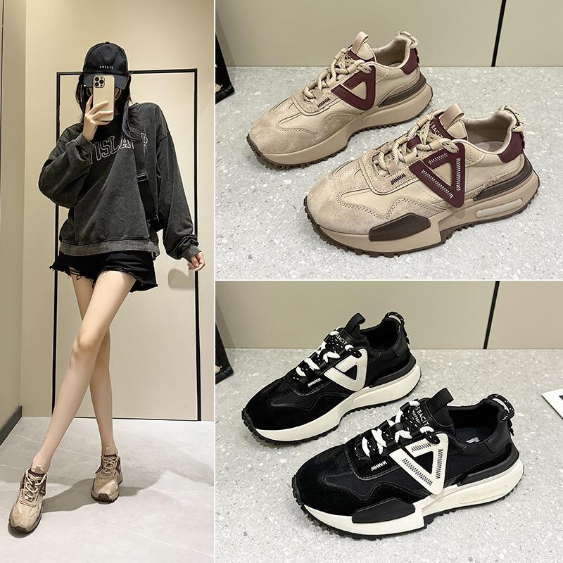 Product Introduction of Zealo.Shoes 343 Sepatu Sneakers Wanita Fashion Shoes Sport Shoes Sepatu Kets Karet Tali Casual Olahraga Cewek Kasual 2