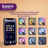 Gambar BOOVI JD005 Jam Alarm Digital Lampu LED RGB Remote Control Speaker Bluetooth Multifungsi Type C - Putih dari Boovi Official Kota Administrasi Jakarta Barat 5 Tokopedia