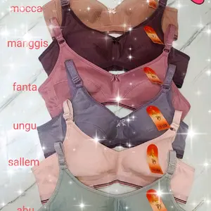 3pcs  Nyaman Bh LembutBRA LIST REMAJA dewasa busa tipis karet list wanita bahan katun