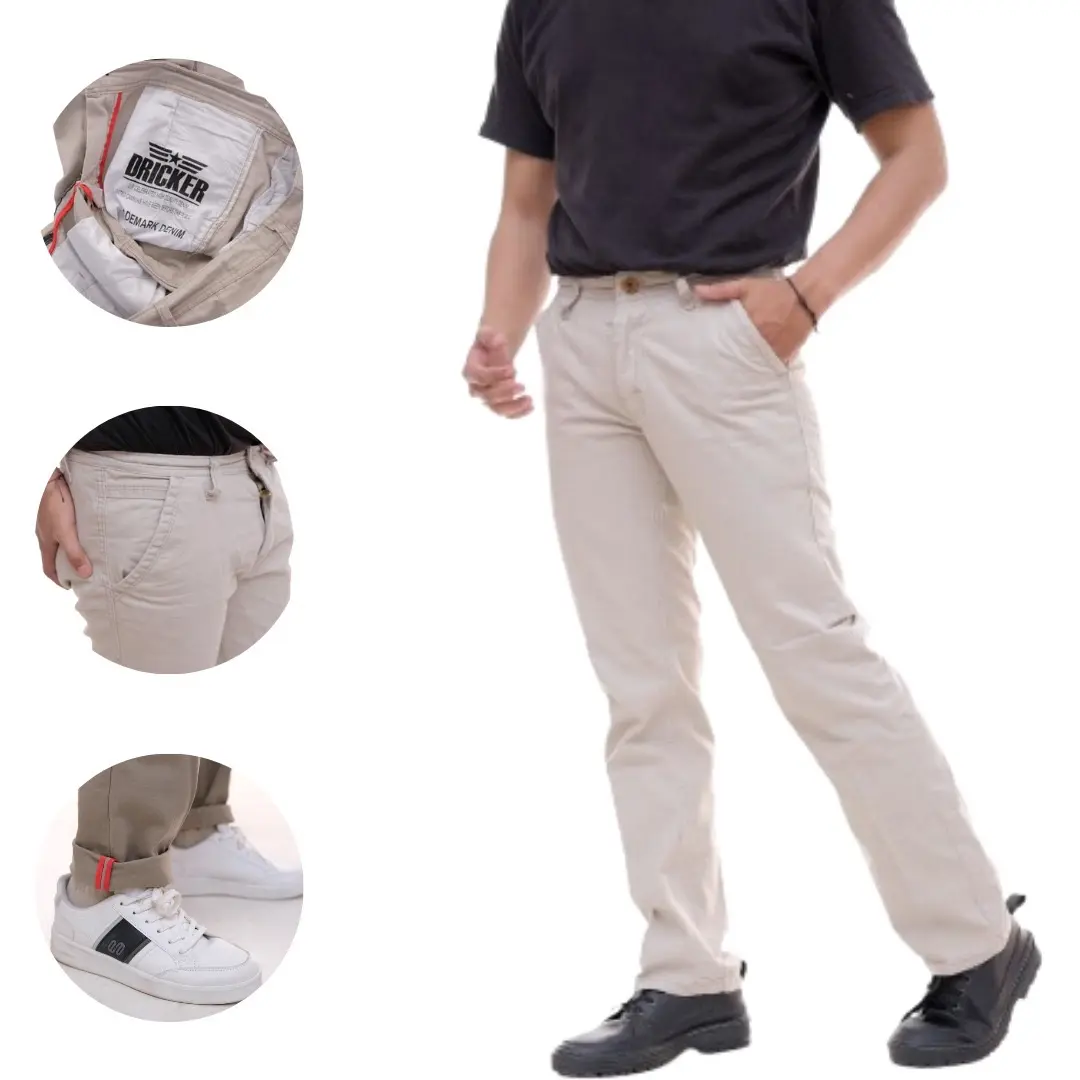 Celana Chino pria paspol ,celana kanvas ,celana panjang pria ,celana santai ,celana Chino ,celana Chino panjang , celana katun,celana premium, celana pria dewasa,celana chino dewasa, Jeans Melar Standar Casual Fit Tebal Formal Stretch