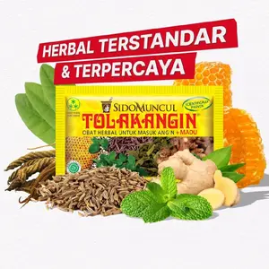 Sidomuncul Tolak Angin Cair Madu Isi 12 Sachet | Tolak Angin Cair 1 Box Isi 12pcs
