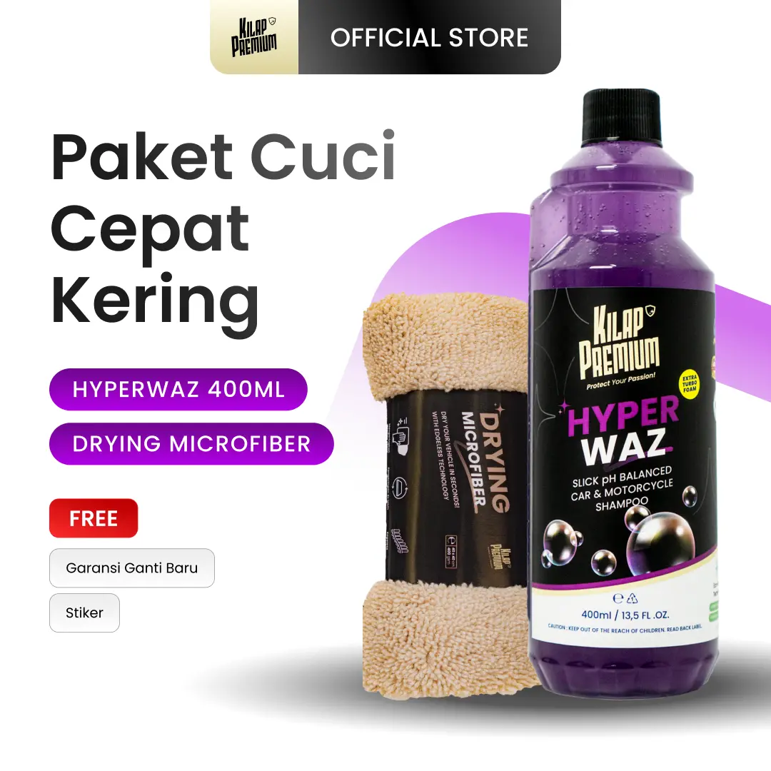 Washing Kit (Paket Cuci Motor) I Kilap Premium - Shampoo Motor Mobil Hi ...