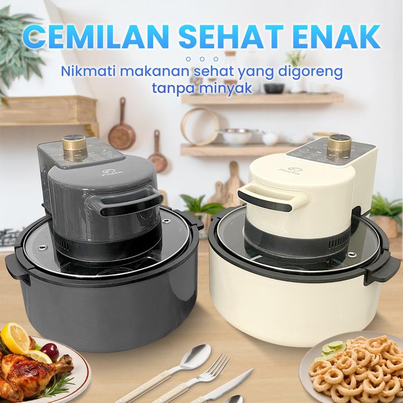 [SUANZVINZLIE X FINITO] Air Fryer Tutup Kaca AF-4LHQ 4Liter Penggorengan Tanpa Minyak Low Wat Ramah Lingkungan 1