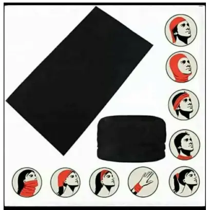 Masker Baff / Aksesoris Motor / Motif Polos dan Corak / Masker Baff Multifungsi 1