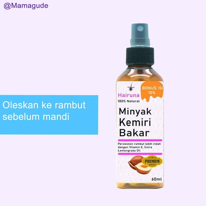 Hairuna Minyak Kemiri Bakar 3