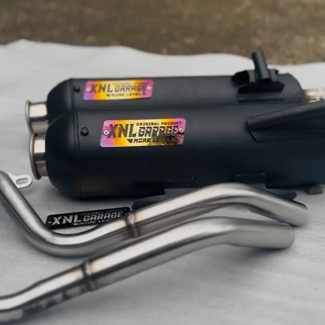 Knalpot Standar Racing Luster V1 inlet 26 28 out silencer 38 sarteng sarful sarbor by XNL.Garage model shijiro moncong shijiro motor beat karbu beat deluxe beat esp vario 110 vario 125 150 led old new scoopy karbu scoopy prestige mio vino nmax pcx 2