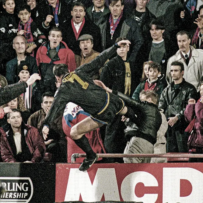 Campeones - Tshirt - Football Eric Cantona Kung-fu Kick Series Kaos Sablon 3