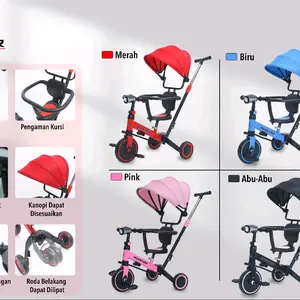 SEPEDA RODA TIGA ANAK EXOTIC BALANCING BIKE AT 7692 Yukita 709-mtc Yukita 709-mt
