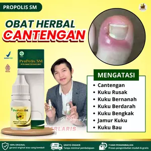 Perawatan Untuk Kuku Cantengan Jempol Kaki Dan Tangan Kuku Rusak Kuku Bernanah Kuku Berdarah Kuku Bengkak Nyeri Bau Busuk Pembersih Jamur Kuku - Propolis SM Nail Treatment
