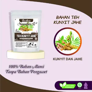 Racikan Nusantara Teh Kunyit Jahe 100% Herbal Original Bahan Alami Tanpa Pengawet Natural Product