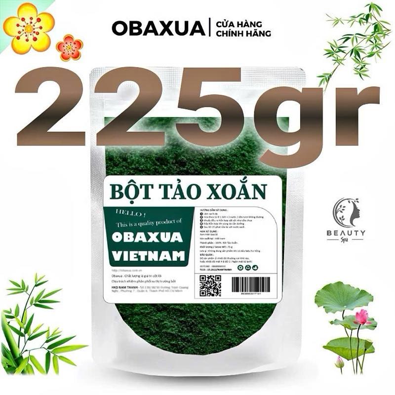  Bột Tảo xoắn đắp mặt nạ OBAXUA nguyên chất - mặt nạ giúp trẻ hóa da mờ nhăn ngừa mụn 