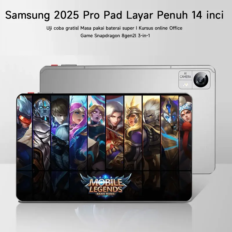 2025 Han.Z MatePad 5G Tablet H13 11 inci baru[16GB+1TB] Pengalaman profesional seperti PC Tampilan layar penuh warna asli OLED 120Hz | ultra-tipis | ultra- portabel Wifi 0