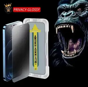 ANTI SPY PRIVACY Auto Align Tech GOZILLA Glass Tempered Glass Screen Protector Anti Gores For IPHONE  14 / 15 16-17 Pro/MAX