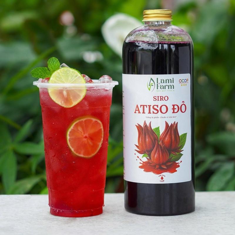 Tiết kiệm 10K Siro atiso đỏ đậm đặc nguyên chất tự nhiên