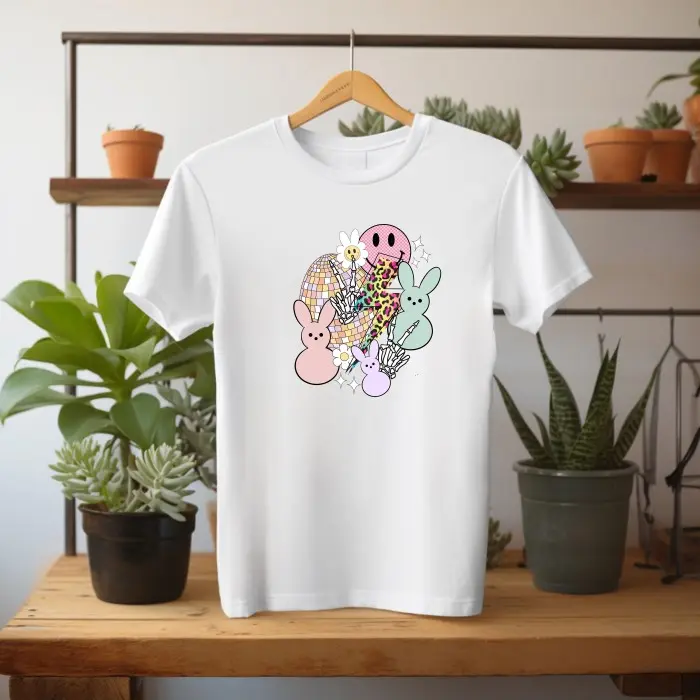 Kaos Baju Hari Paskah Easter Day Pria dan Wanita Design Khusus Limited Bahan Cotton Combed 30s dijamin adem dan Sablon Kuat - helloeaster, XS Distro Nyaman 6