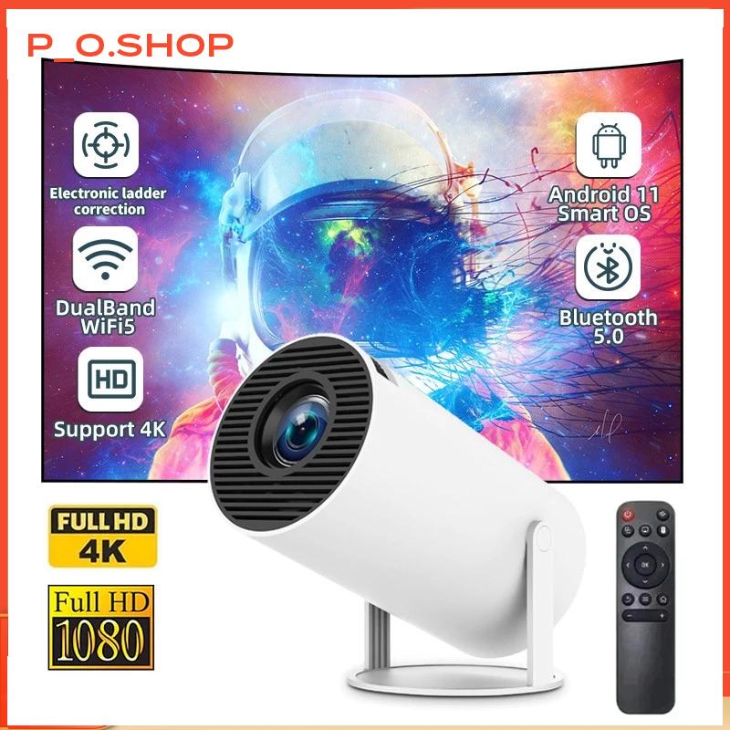 TT 【🔥Rẻ】Máy chiếu mini HY300 Android 11 Full HD 4K Tự động Keystone WiFi…