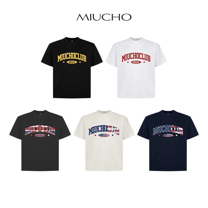 Áo thun boxy local brand BST Miucho chất vải cotton 2 chiều cao cấp dày dặn in mix