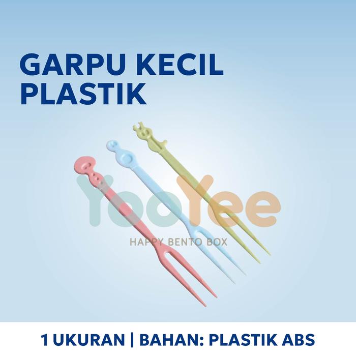 Gambar Yooyee Garpu Kecil Plastik Tusuk Kue & Buah Isi 50pcs - Garpu Mini Kartun - WARNA RANDOM dari Yooyee Indonesia Kota Administrasi Jakarta Barat Tokopedia