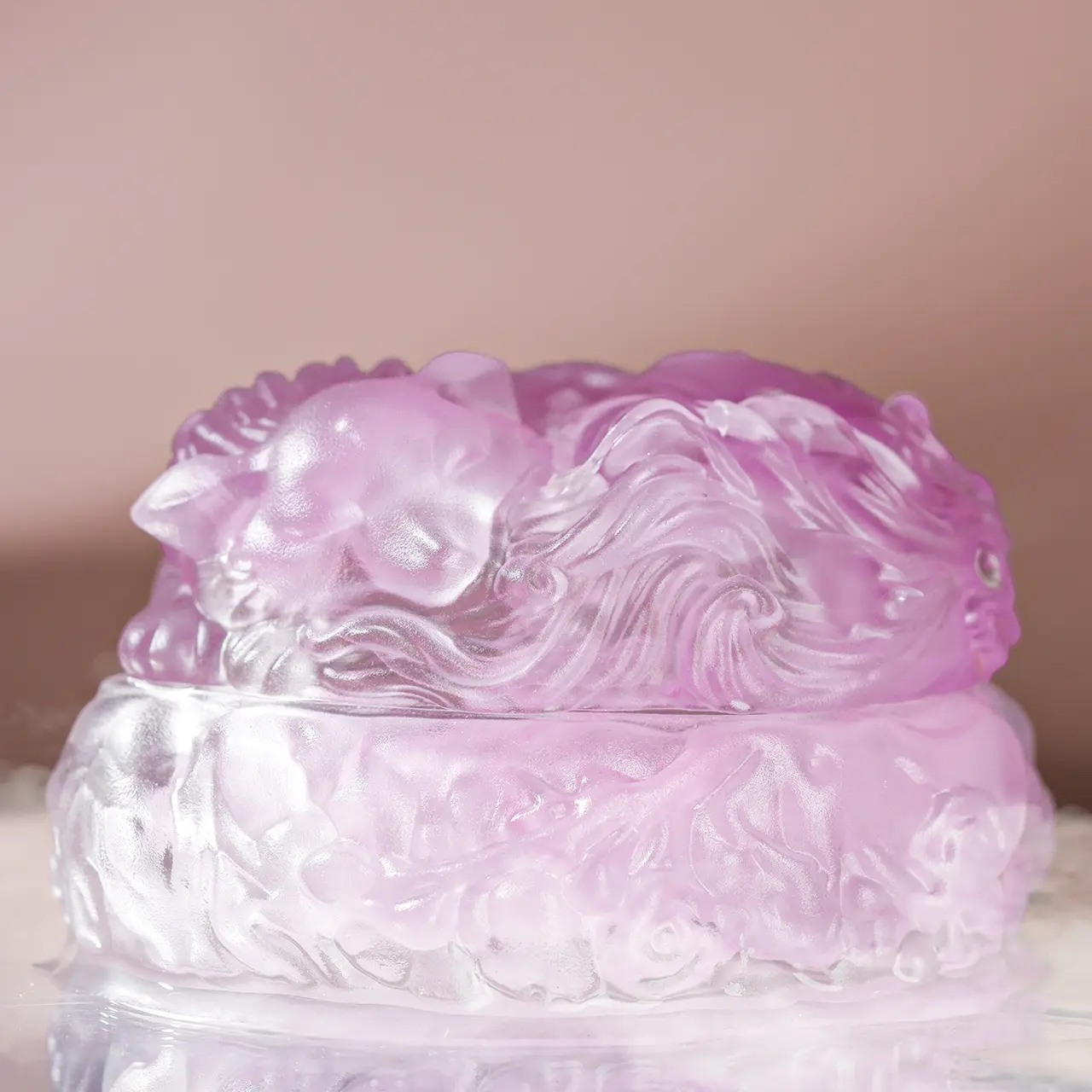 【Benmu】Exquisite Fengjiu tailed Glass Stove Ornaments