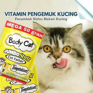 Suplemen penggemuk kucing body cat Kucing Kiiten Bodyfat 50gr