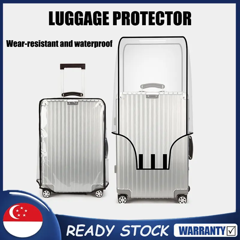 Luggage Case Protective Cover Non removable PVC Cross border Travel Case Trolley Case Transparent Sports Dust Cover