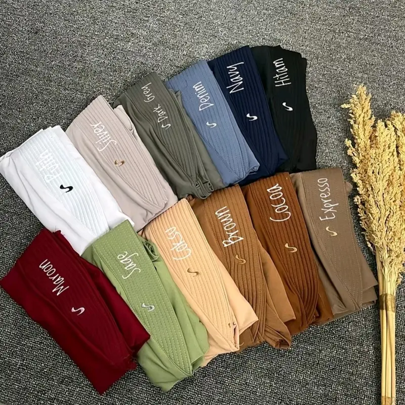 BERGO HAMIDAH ORI PET BORDIR JERSEY PREMIUM || HIJAB BERGO SIZE M 2