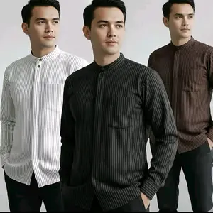 Baju Pria Dewasa Kemko Salur Terbaru Baju Lebaran Model Terkini