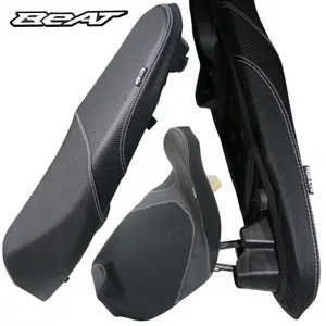 Sarung Jok Motor All Honda Beat Model PCX Motip PASIR x CARBON Belakanf Bahan Import standar Pakai perekat