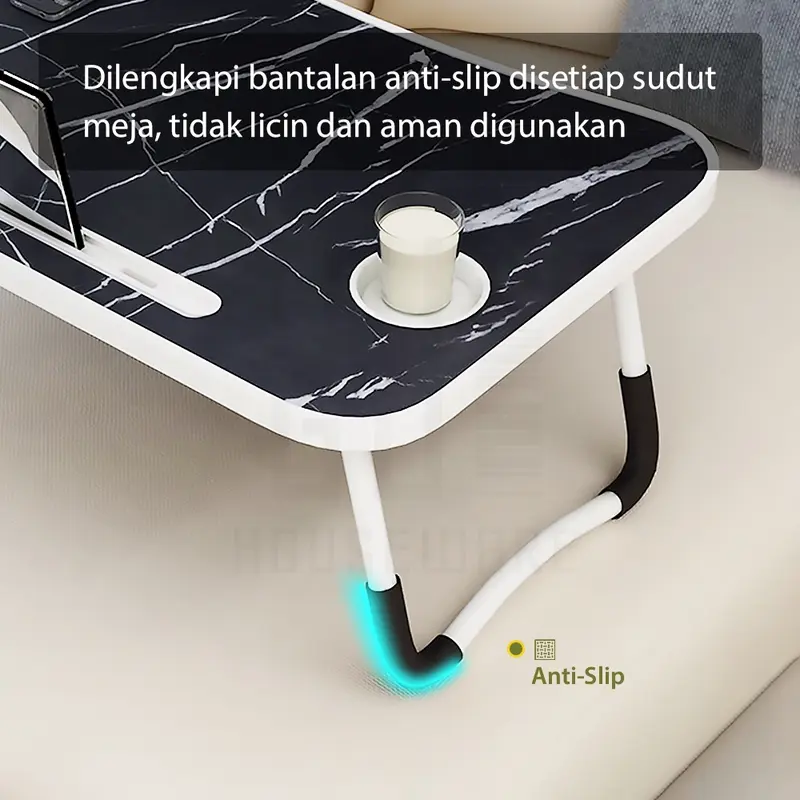 BISA COD Meja Lipat Portable dengan Handle / Meja Belajar Anak / Meja Laptop Multifungsi Anti Air 3