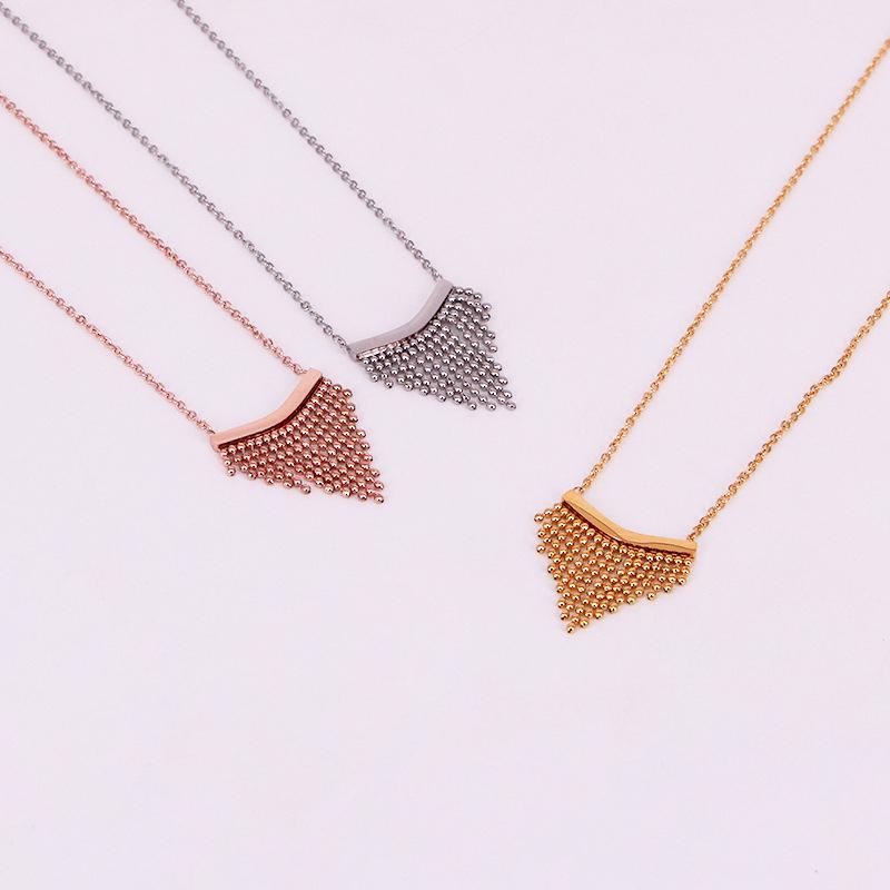 Product Introduction of Kalung Titanium Wanita Terbaru Model Jurai Fashion Kalung Terlaris Anti Karat 1