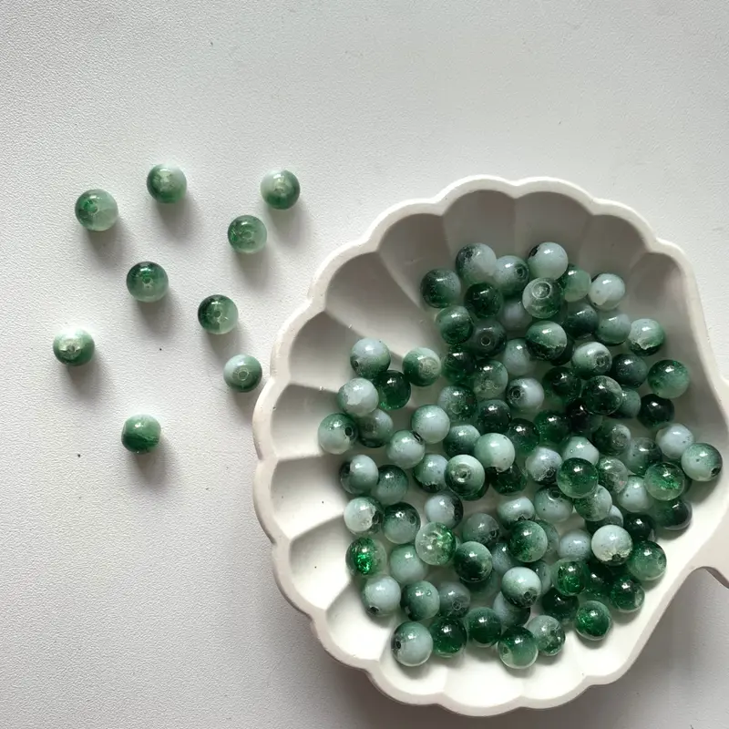 ￼Batu Cristal Retak 8mm / Batu Crystal Retak / per 20pcs 5