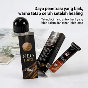 NEO 100% Krim Kebas Tattoo Super Kuat Efek Kebas Cepat Tahan 3-5 Jam Numbing Cream Tattoo Piercing untuk Tato Lebih Jelas Warna Tahan Lama Wajah Eye - Kering